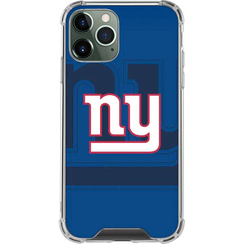 NFL New York Giants Double Vision iPhone 11 Pro Max Clear Case