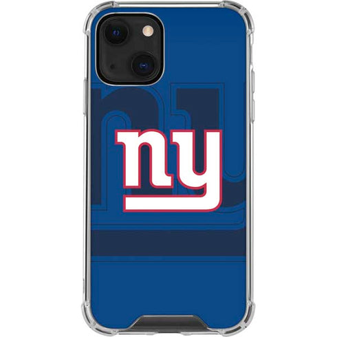 NFL New York Giants Double Vision iPhone 13 Mini Clear Case