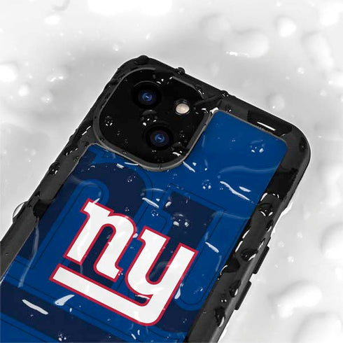 NFL New York Giants Double Vision iPhone 13 Mini Waterproof Case