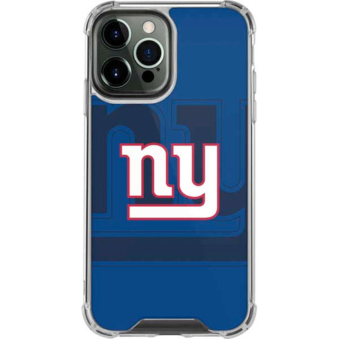 NFL New York Giants Double Vision iPhone 13 Pro Max Clear Case