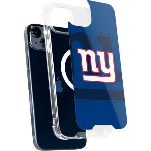 NFL New York Giants Double Vision iPhone 15 Plus MagSafe Case