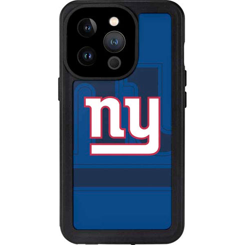 NFL New York Giants Double Vision iPhone 14 Pro Waterproof Case