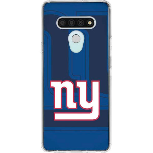 NFL New York Giants Double Vision LG Stylo 6 Clear Case