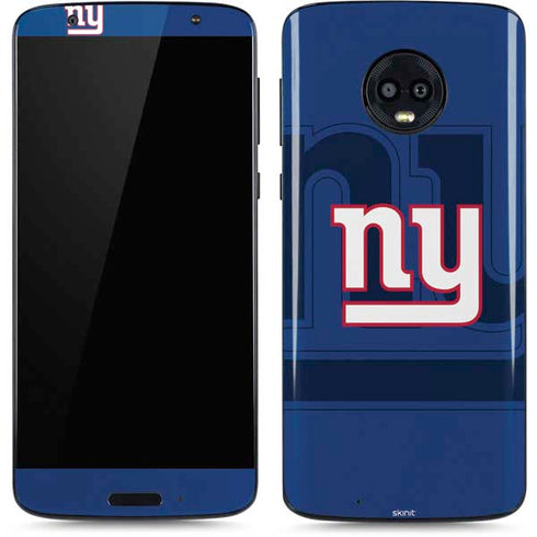 NFL New York Giants Double Vision Moto G6 Skin