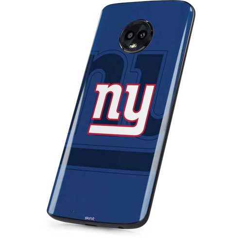 NFL New York Giants Double Vision Moto G6 Skin