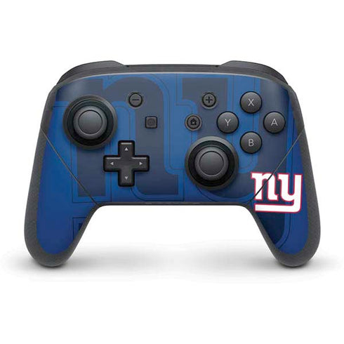 NFL New York Giants Double Vision Nintendo Switch Pro Controller Skin