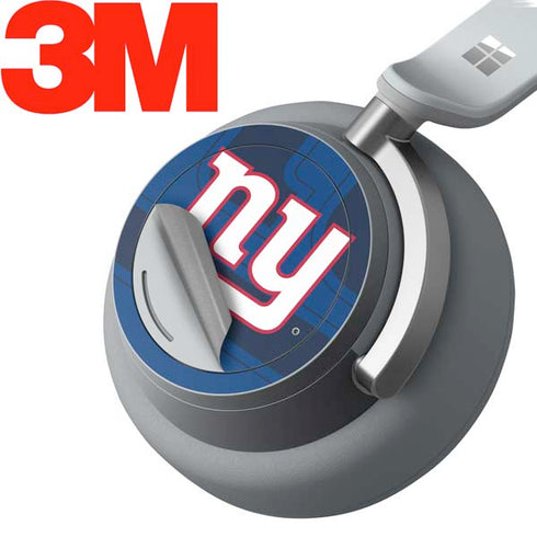 NFL New York Giants Double Vision Surface Headphones Skin