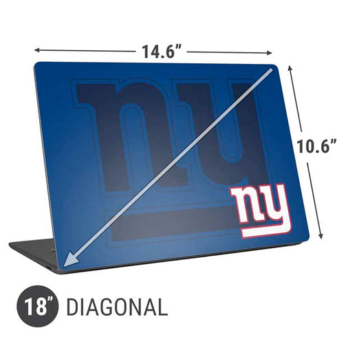 NFL New York Giants Double Vision Universal Laptop 18in (14.6 x 10.6in) Skin