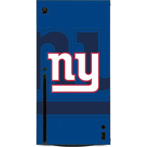NFL New York Giants Double Vision Xbox Series X Console Skin