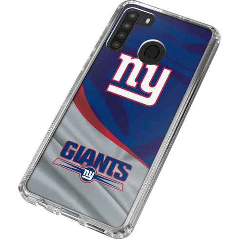 NFL New York Giants Galaxy A21 Clear Case