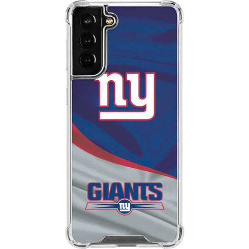NFL New York Giants Galaxy S21 FE Clear Case
