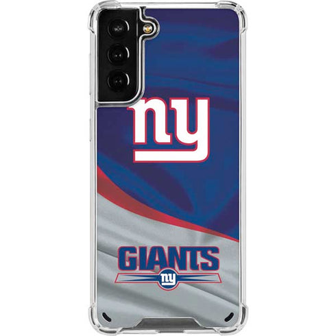 NFL New York Giants Galaxy S21 Plus 5G Clear Case