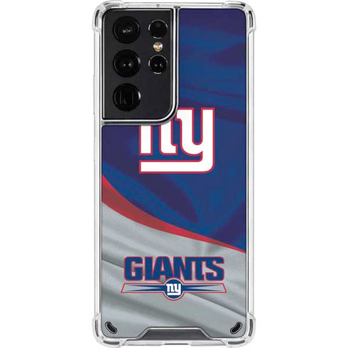 NFL New York Giants Galaxy S21 Ultra 5G Clear Case