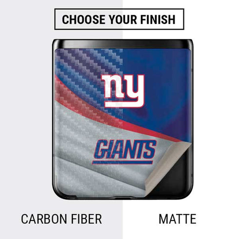 NFL New York Giants Galaxy Z Flip Skin