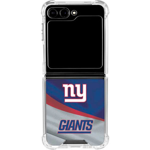 NFL New York Giants Galaxy Z Flip5 5G Clear Case