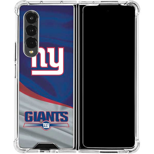 NFL New York Giants Galaxy Z Fold4 5G Clear Case