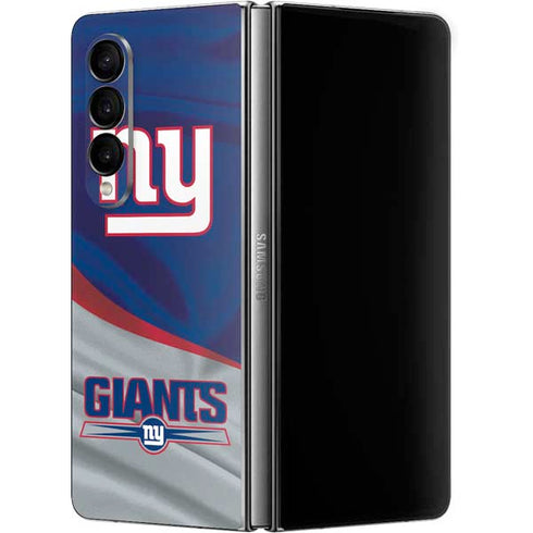 NFL New York Giants Galaxy Z Fold4 5G Skin