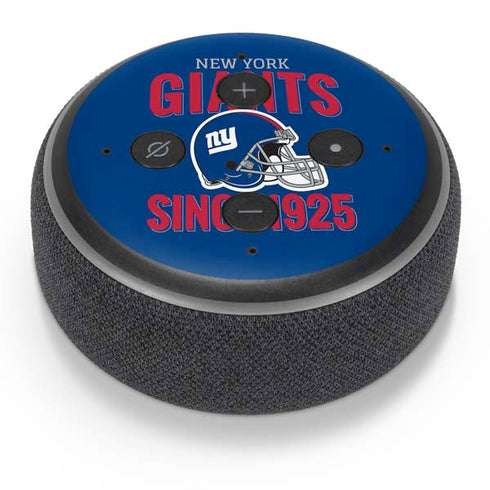 NFL New York Giants Helmet Amazon Echo Dot Skin