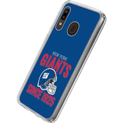 NFL New York Giants Helmet Galaxy A20 Clear Case