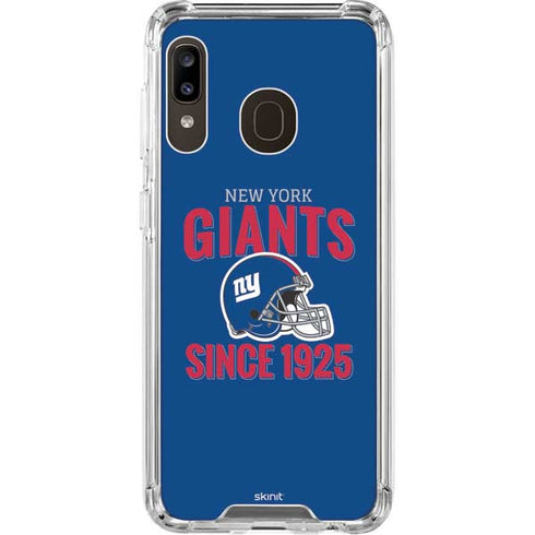 NFL New York Giants Helmet Galaxy A30 Clear Case