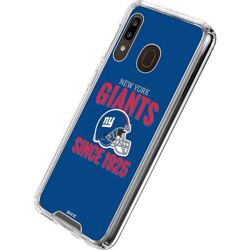 NFL New York Giants Helmet Galaxy A30 Clear Case