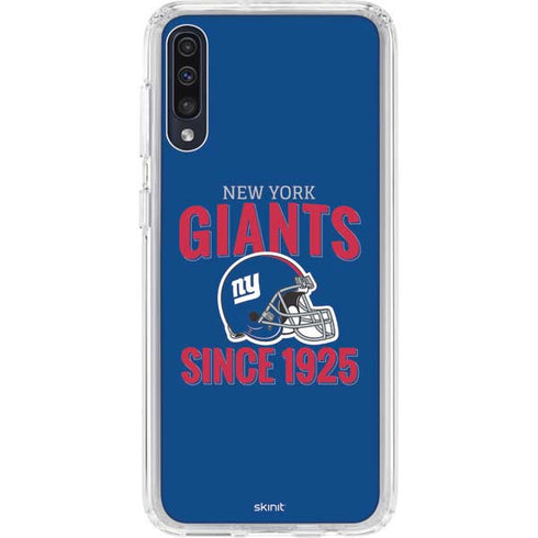 NFL New York Giants Helmet Galaxy A50 Clear Case