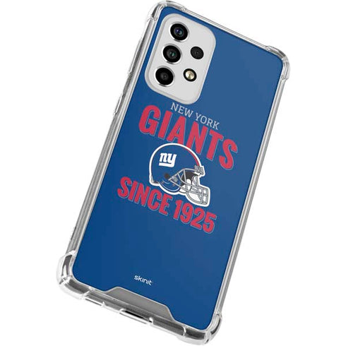 NFL New York Giants Helmet Galaxy A53 5G Clear Case