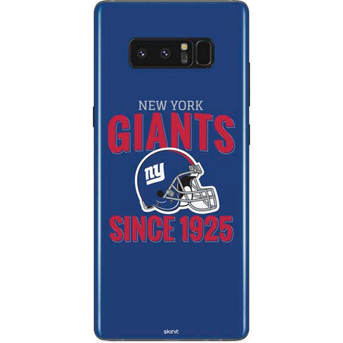 NFL New York Giants Helmet Galaxy Note 8 Skin