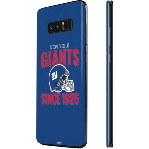 NFL New York Giants Helmet Galaxy Note 8 Skin