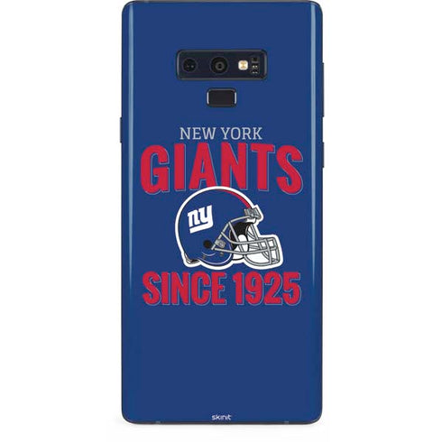 NFL New York Giants Helmet Galaxy Note 9 Skin