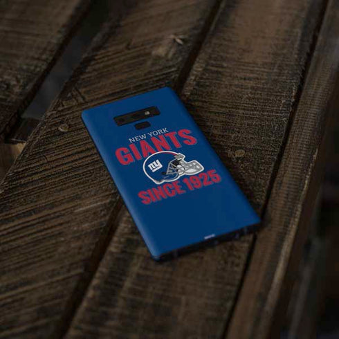 NFL New York Giants Helmet Galaxy Note 9 Skin