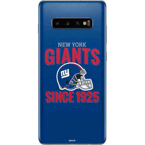 NFL New York Giants Helmet Galaxy S10 Plus Skin