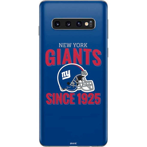 NFL New York Giants Helmet Galaxy S10 Skin