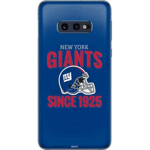 NFL New York Giants Helmet Galaxy S10e Skin