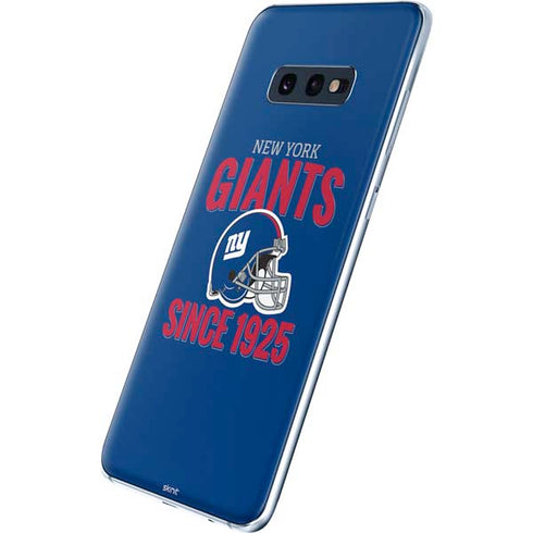 NFL New York Giants Helmet Galaxy S10e Skin