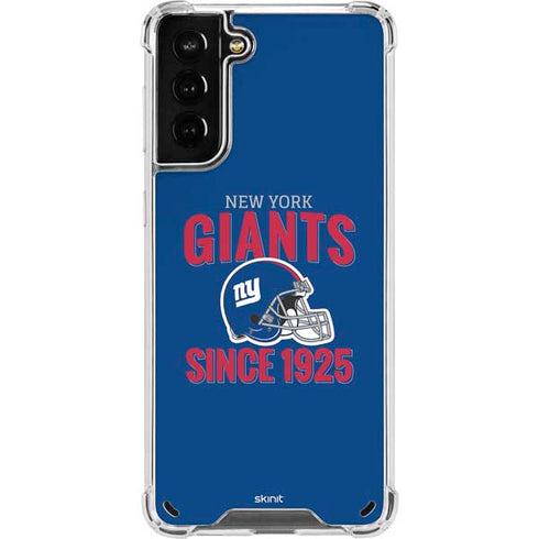 NFL New York Giants Helmet Galaxy S21 Plus 5G Clear Case