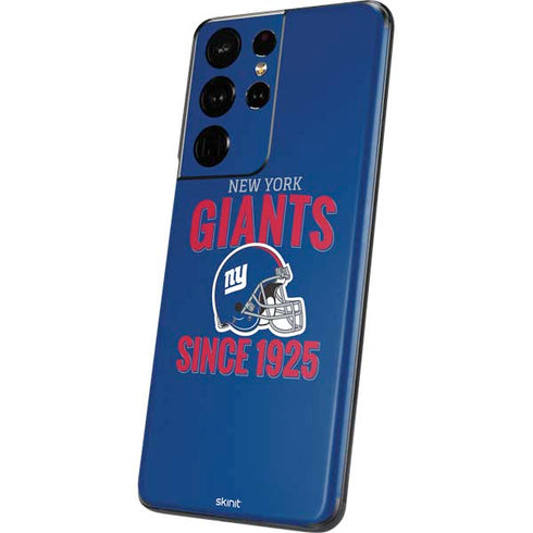 NFL New York Giants Helmet Galaxy S21 Ultra 5G Skin