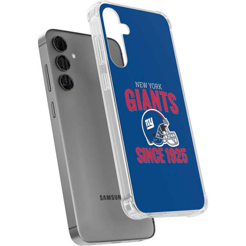 NFL New York Giants Helmet Galaxy S24 Plus Clear Case
