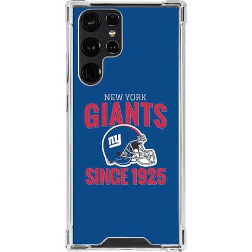 NFL New York Giants Helmet Galaxy S24 Ultra Clear Case
