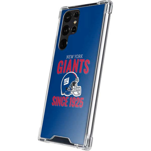 NFL New York Giants Helmet Galaxy S24 Ultra Clear Case