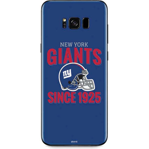 NFL New York Giants Helmet Galaxy S8 Plus Skin