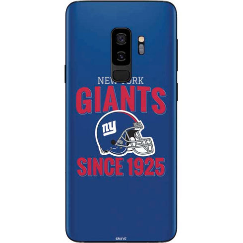 NFL New York Giants Helmet Galaxy S9 Plus Skin
