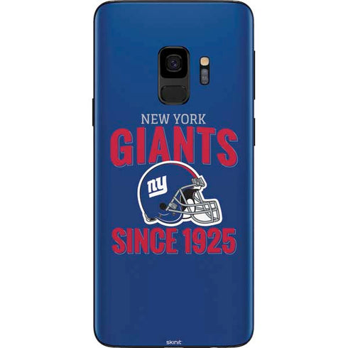 NFL New York Giants Helmet Galaxy S9 Skin