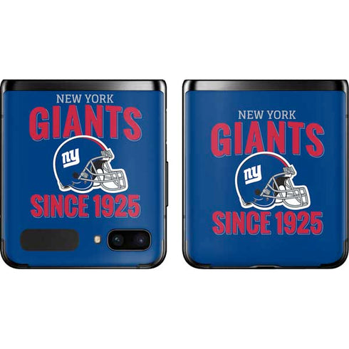 NFL New York Giants Helmet Galaxy Z Flip Skin