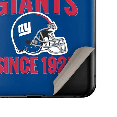 NFL New York Giants Helmet Galaxy Z Flip Skin