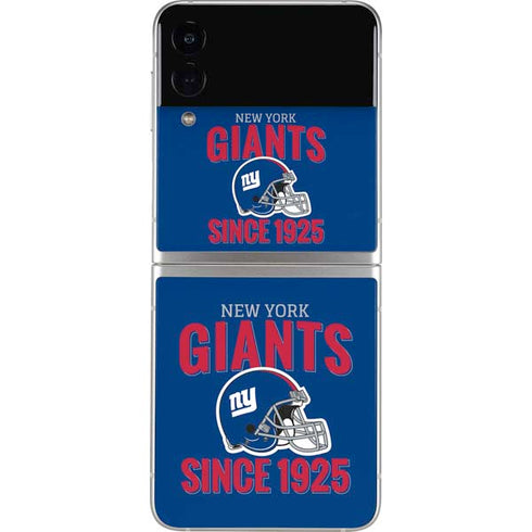 NFL New York Giants Helmet Galaxy Z Flip4 5G Skin