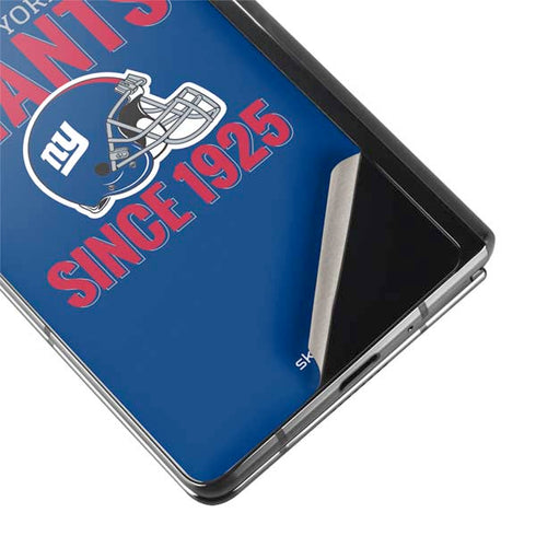 NFL New York Giants Helmet Galaxy Z Fold2 5G Skin