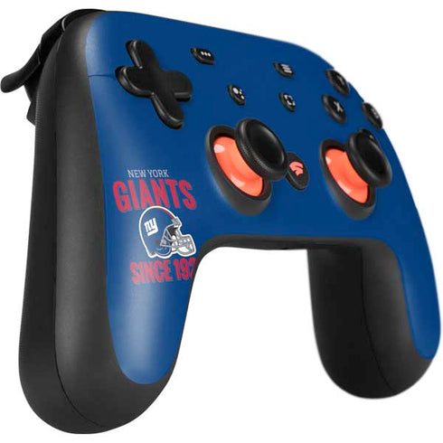 NFL New York Giants Helmet Google Stadia Controller Skin