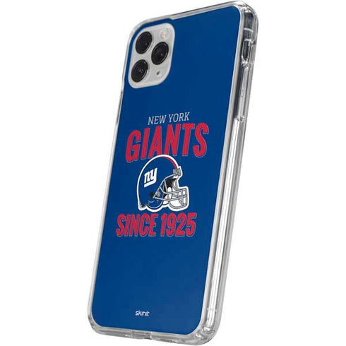 NFL New York Giants Helmet iPhone 11 Pro Clear Case