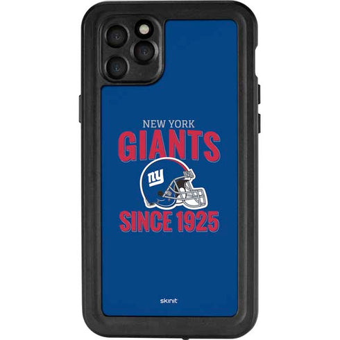 NFL New York Giants Helmet iPhone 11 Pro Max Waterproof Case